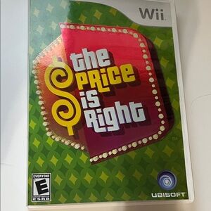Nintendo Wii The Price Is Right - Green and Red